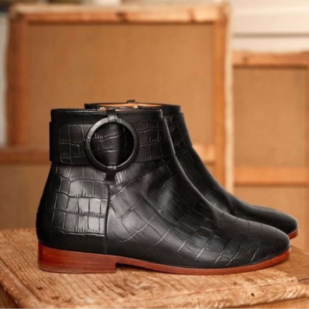 Sezane Low Sara Boots Size 38